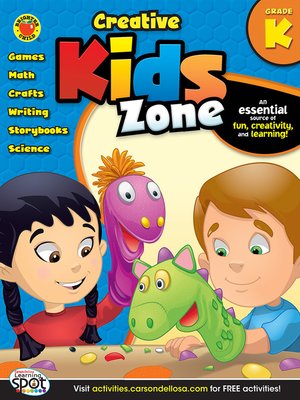 cover image of Creative Kids Zone, Grade K
